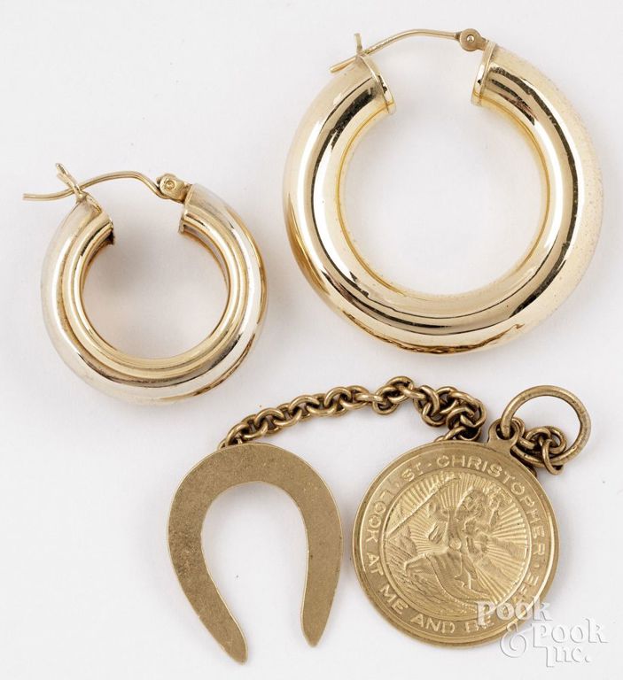 14k Yellow Gold Jewelry Set
