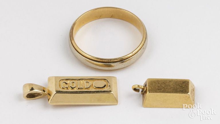 14k Yellow Gold Jewelry Set