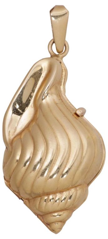 14k Yellow Gold Locket Pendant