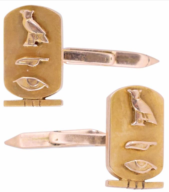14k Rose Gold Cufflinks