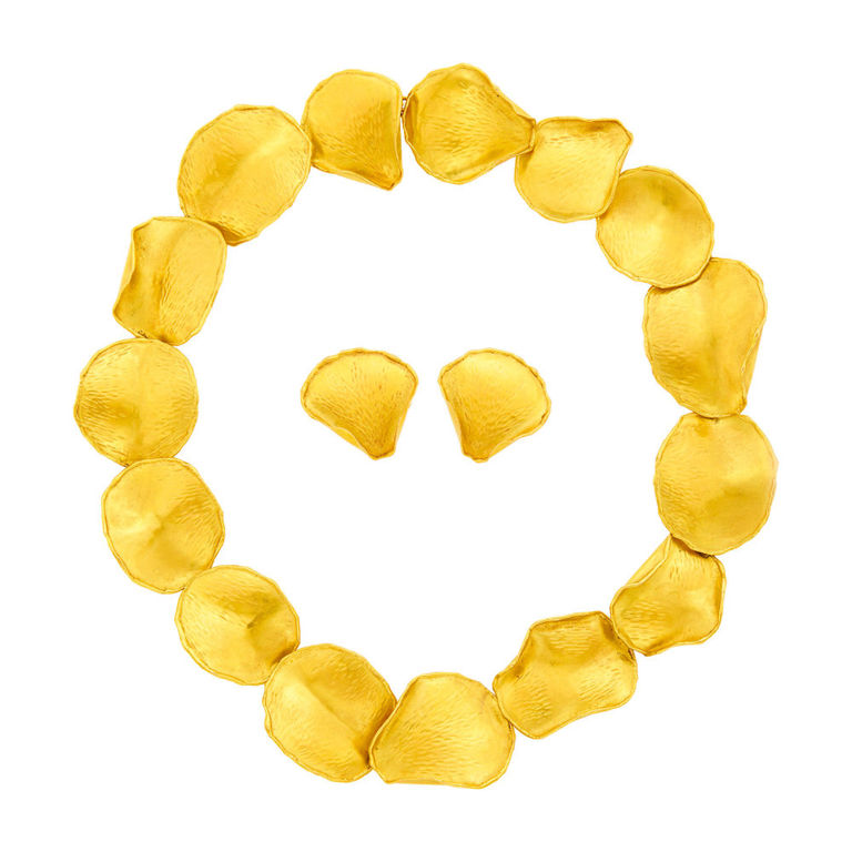 18k Gold Jewelry Set
