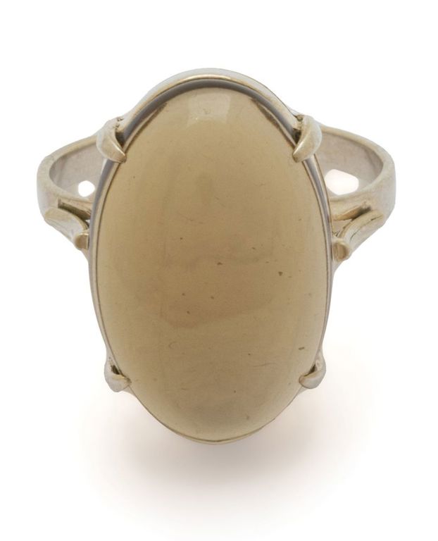 Silver Citrine Ring