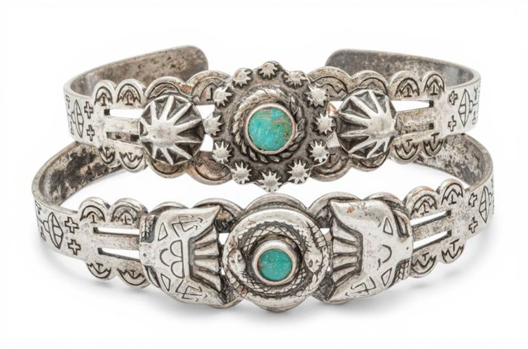 Silver Turquoise Bracelets