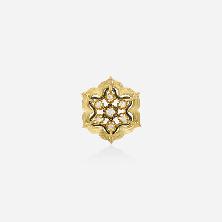 Yellow Gold Diamond Pendant