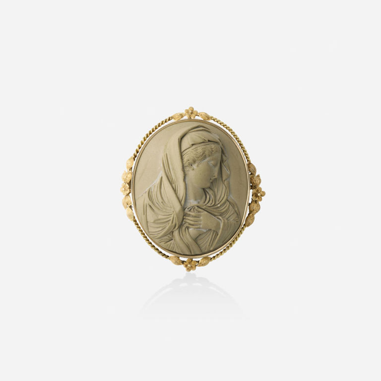 Yellow Gold Brooch