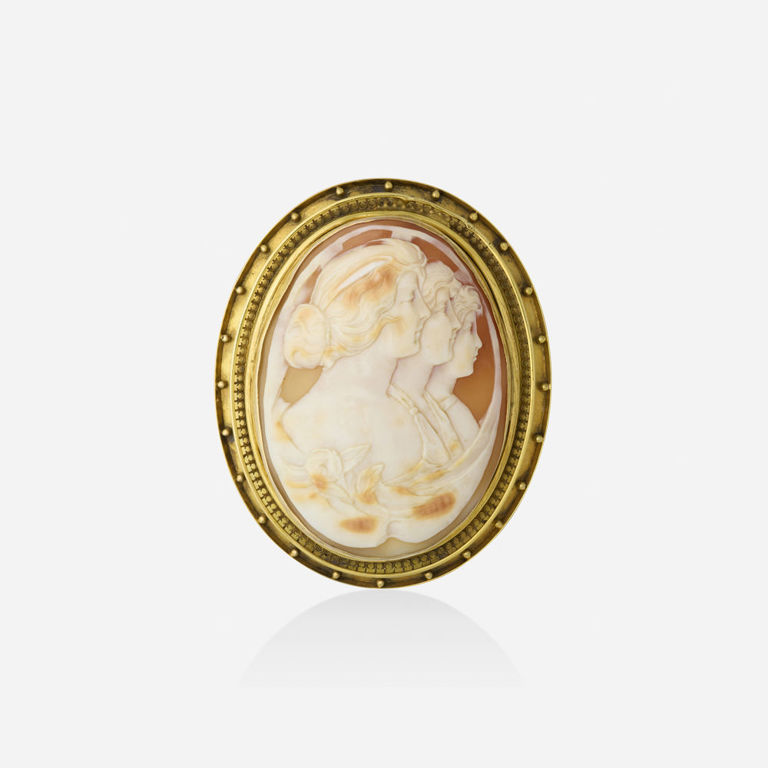 Yellow Gold Brooch