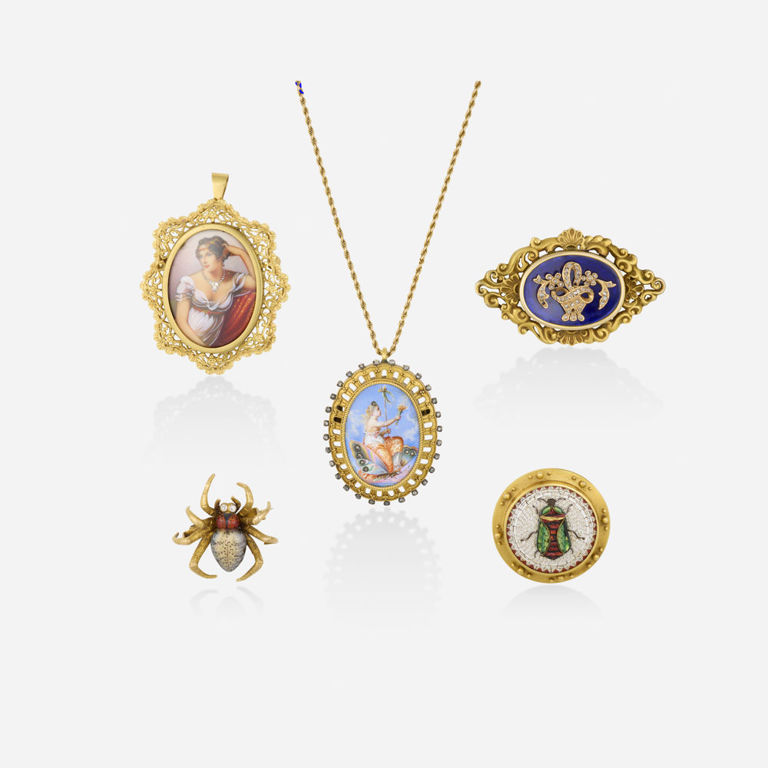 Gold Diamond Jewelry Set