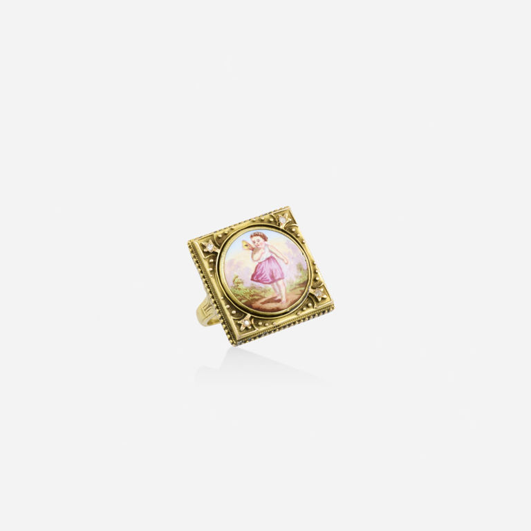 Yellow Gold Diamond Ring