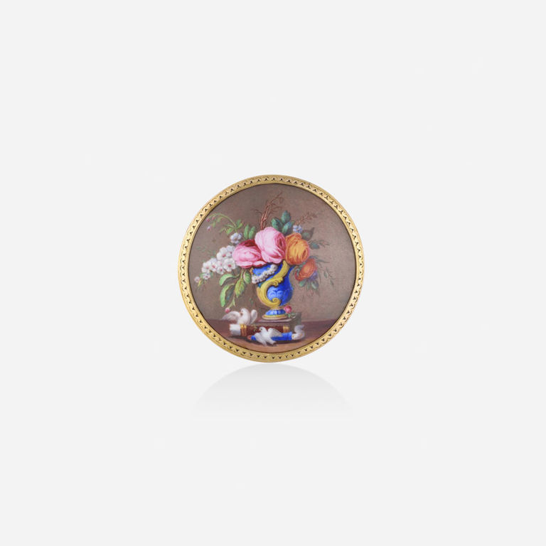 Yellow Gold Brooch