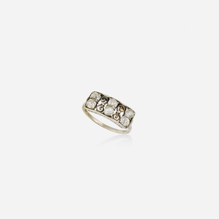 Silver Diamond Ring