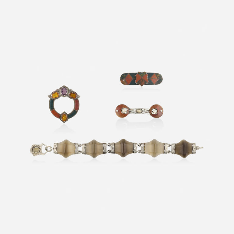 Silver Multi-Gem Jewelry Set