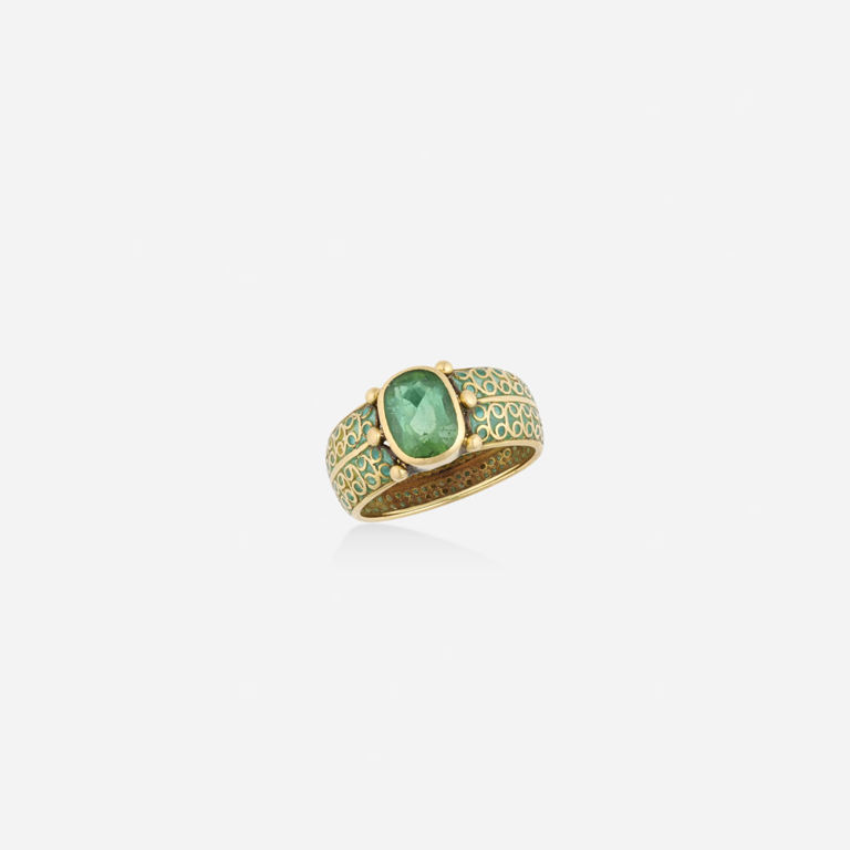 Gold Tourmaline Ring