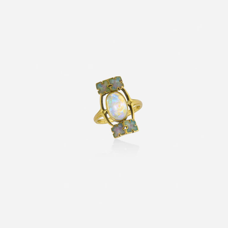 Gold Opal Ring