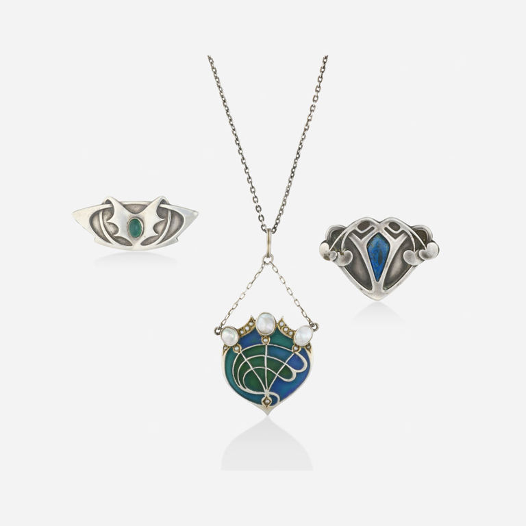 Silver Multi-Gem Jewelry Set