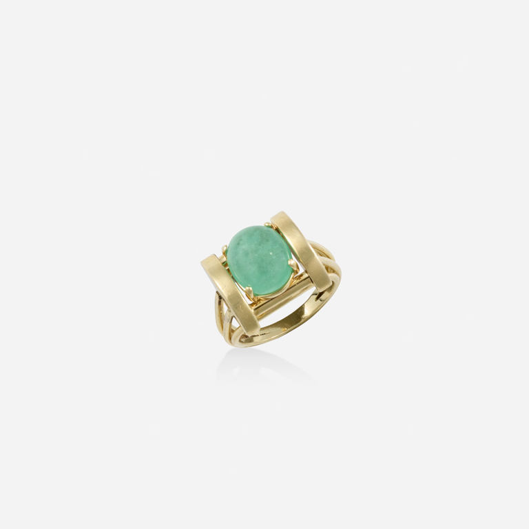 Gold Emerald Ring