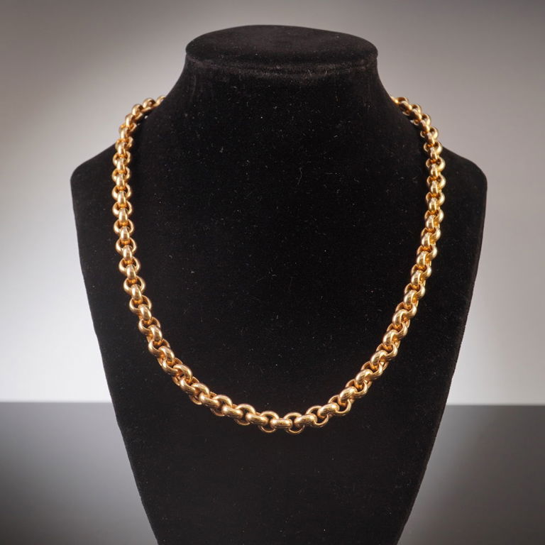 18k Yellow Gold Chain Necklace