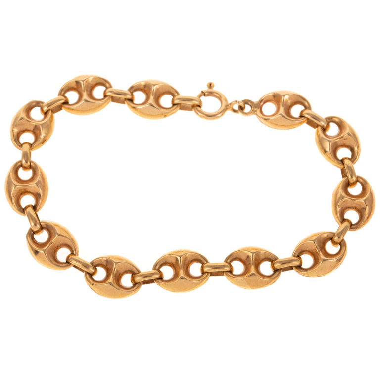 14k Yellow Gold Link Bracelet