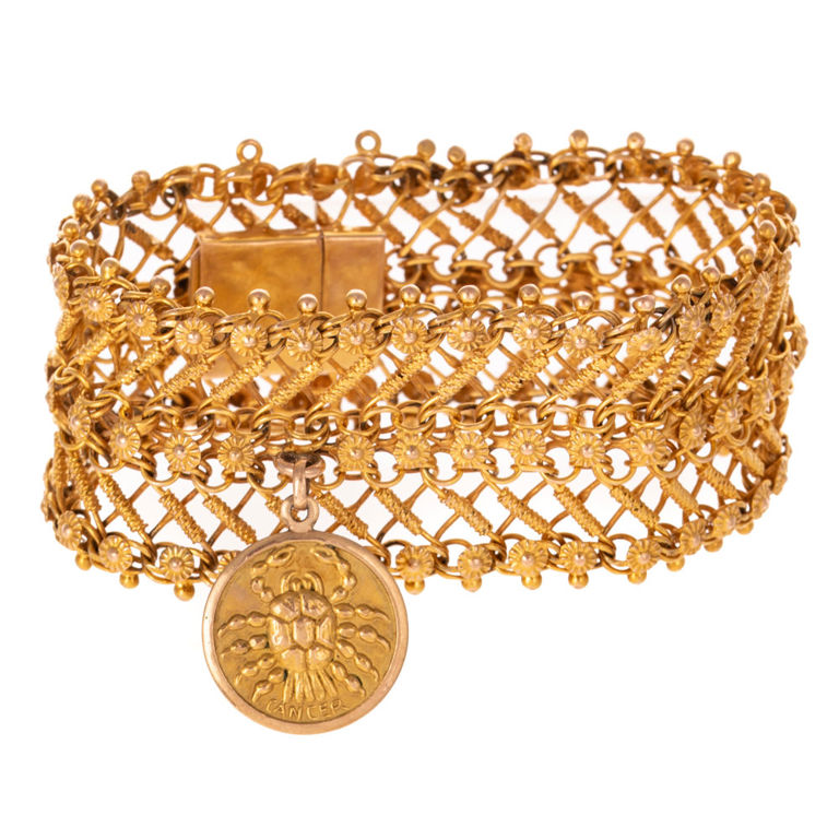 10k Yellow Gold Charm Bracelet