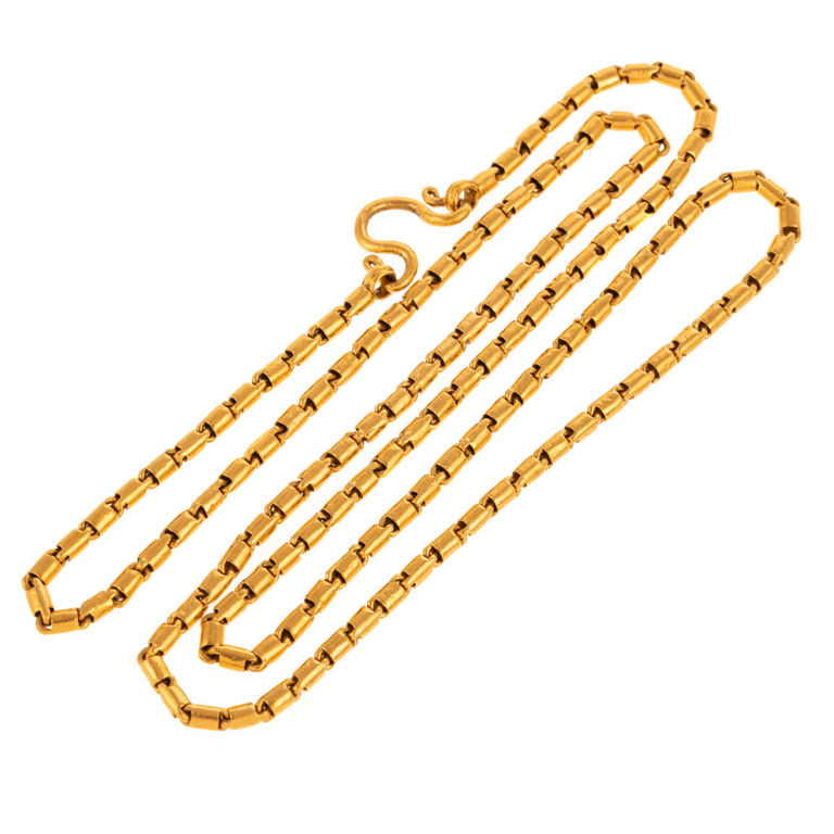22k Yellow Gold Chain Necklace