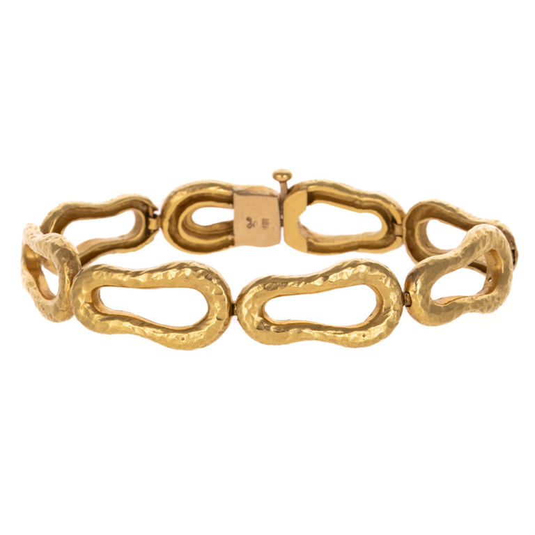 18k Yellow Gold Link Bracelet