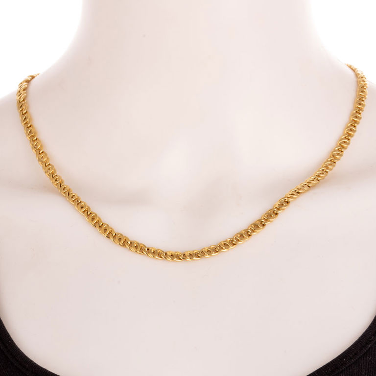 18k Yellow Gold Chain Necklace