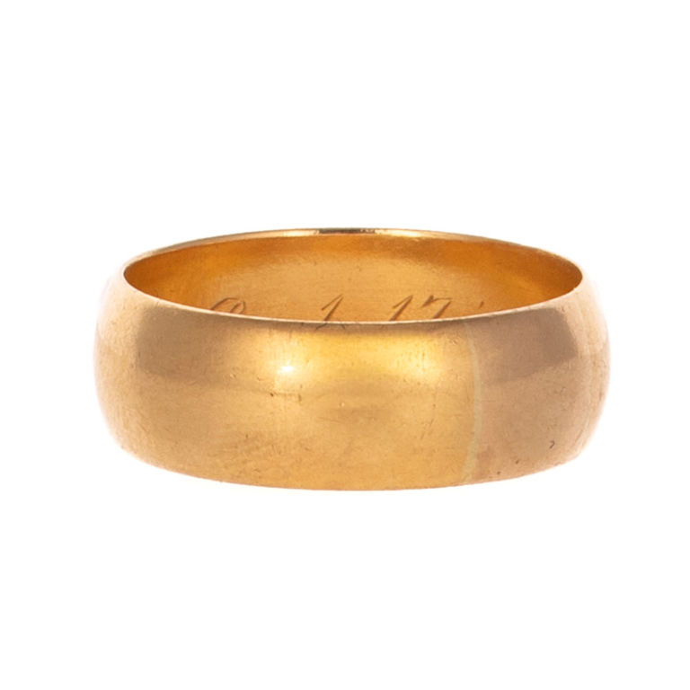 18k Yellow Gold Wedding Ring