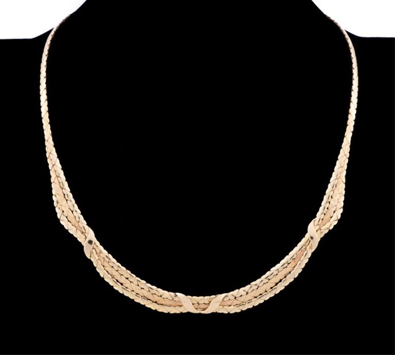14k Yellow Gold Chain Necklace