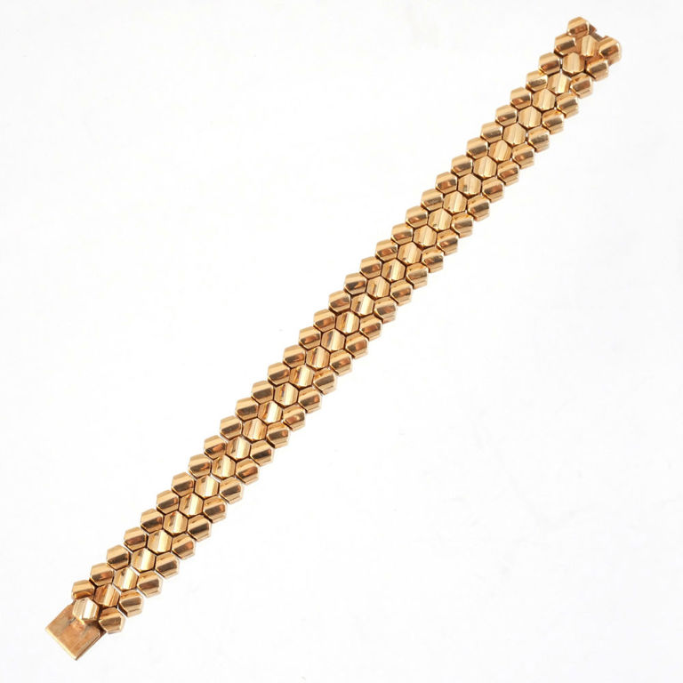 18k Gold Link Bracelet