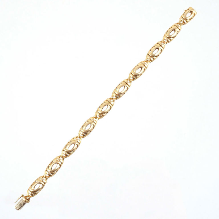 18k Gold Link Bracelet
