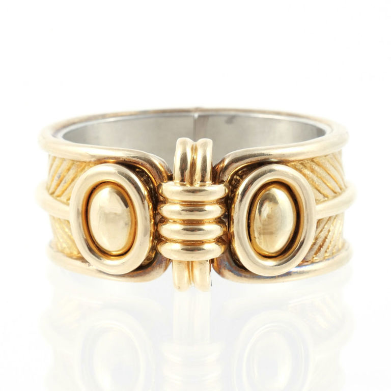14k Gold and Sterling Silver Bracelet