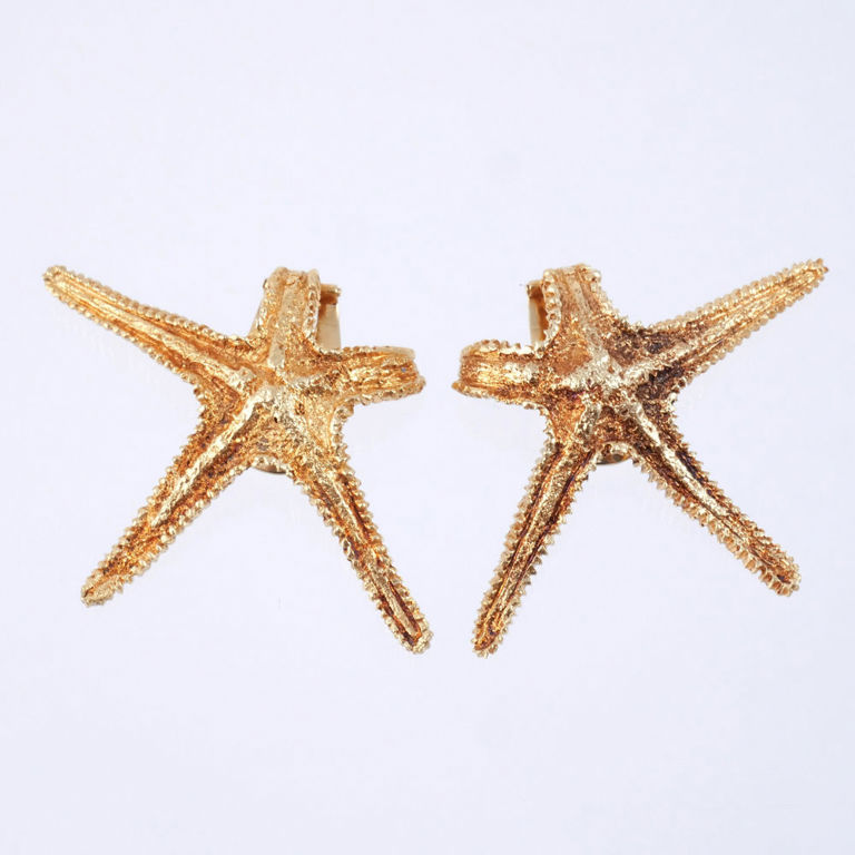 Pair of 18k Gold Earrings