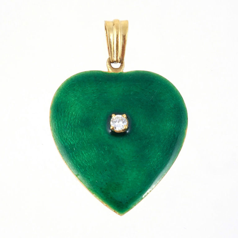 18k Gold Diamond Pendant