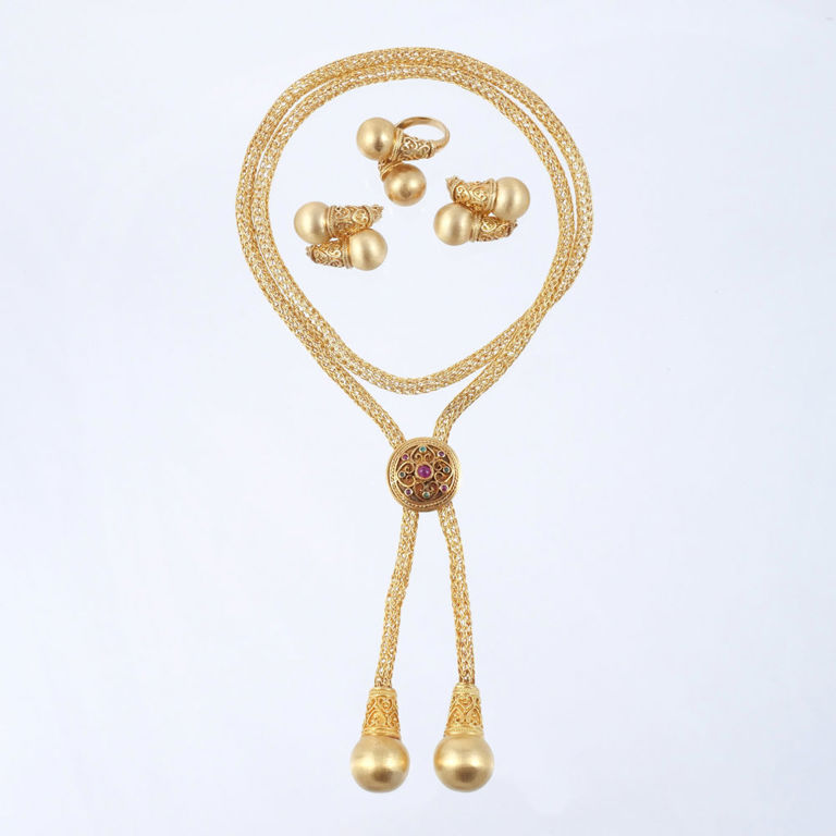 18k Gold Jewelry Set