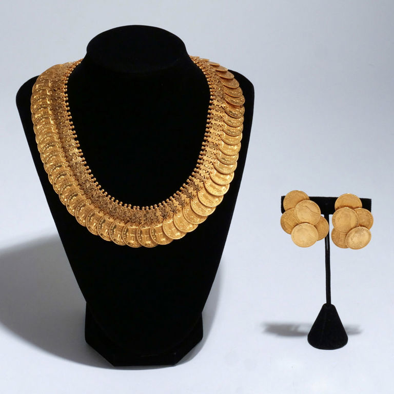 18k Gold Jewelry Set