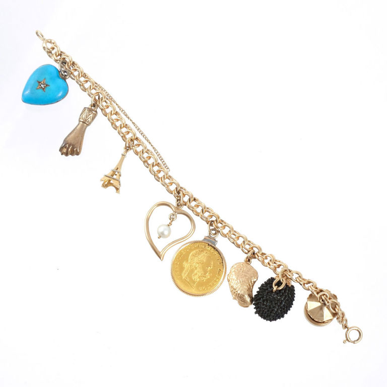 14k Gold Pearl Bracelet