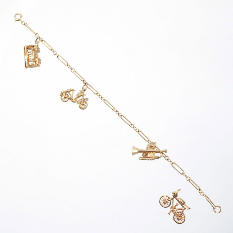 Gold Charm Bracelet