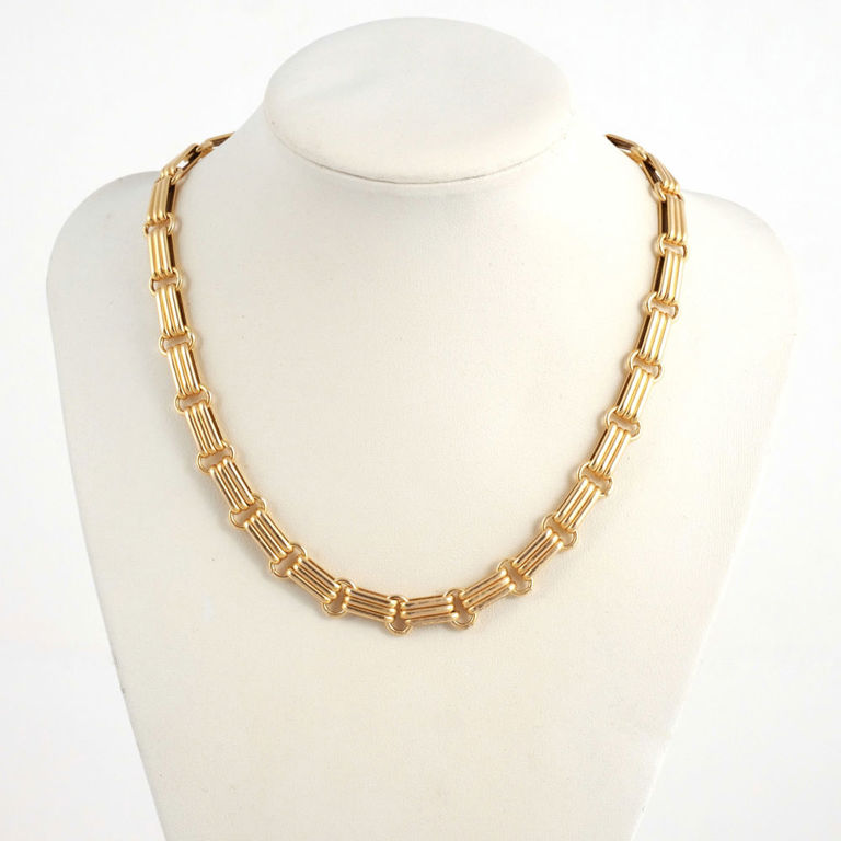 14k Gold Link Necklace