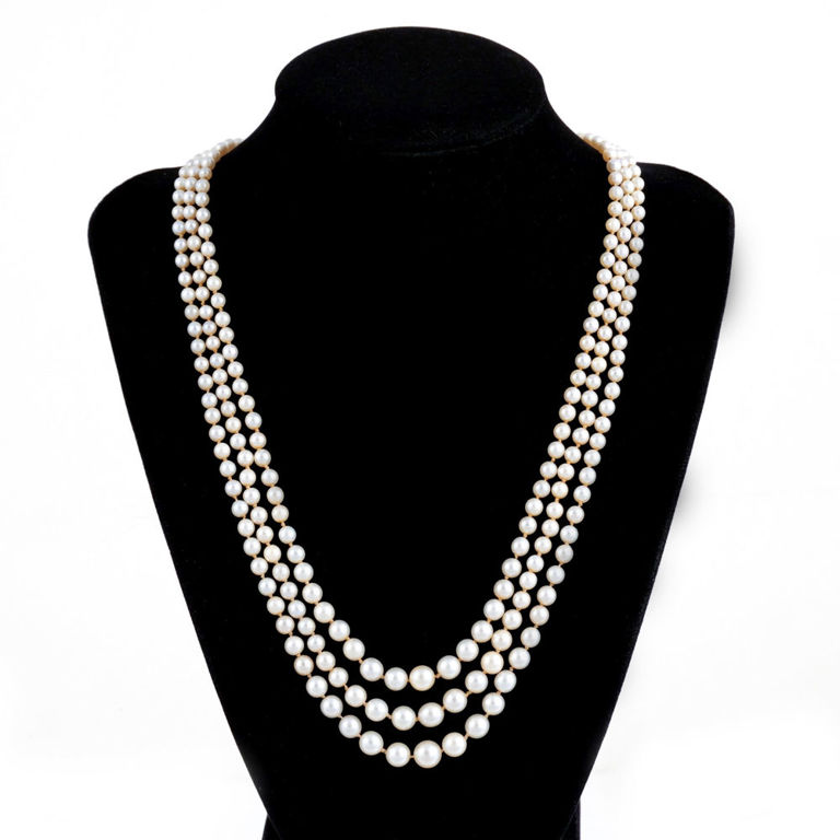 Pearl and Diamond Necklace