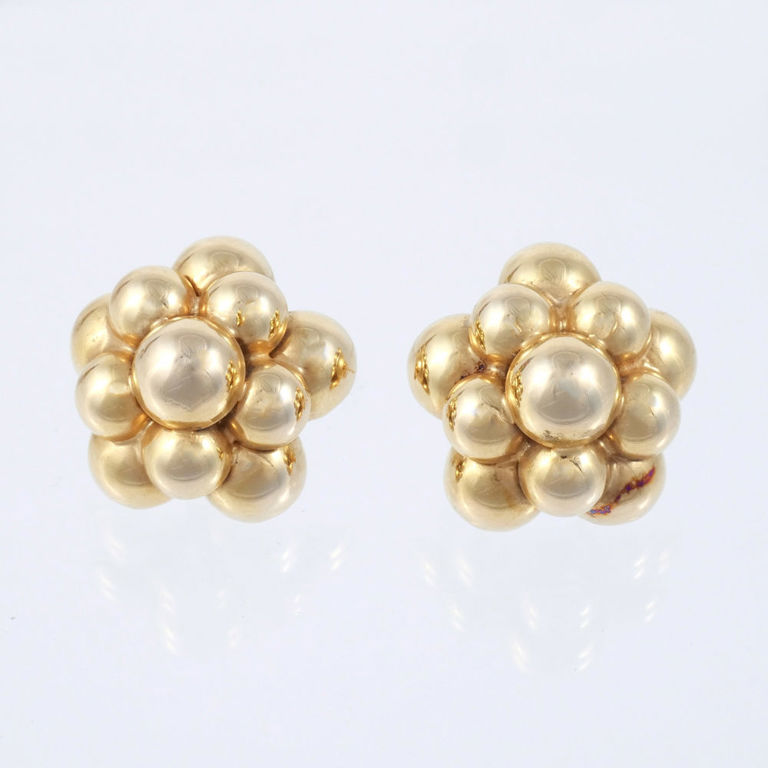Pair of 14k Gold Earrings