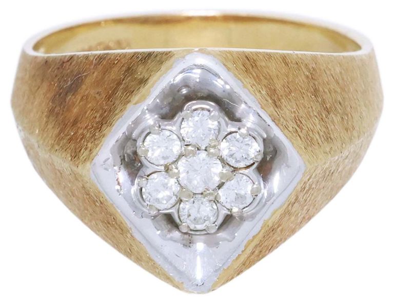 14k Gold Diamond Ring