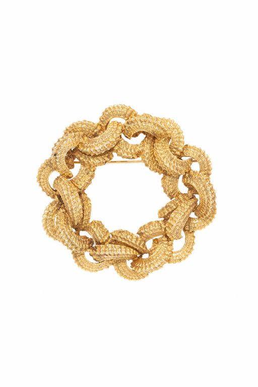 14k Yellow Gold Brooch