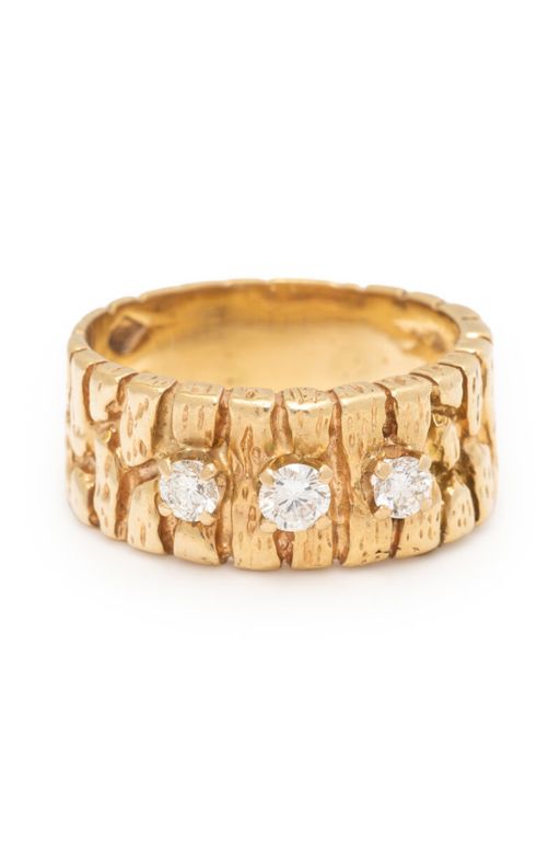 14k Yellow Gold Diamond Ring