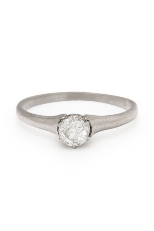 Platinum Diamond Solitaire Ring
