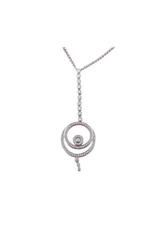18k Gold Diamond Pendant Necklace