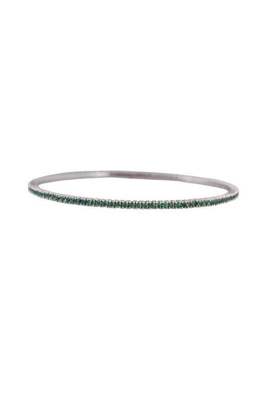 18k Gold Emerald Bracelet