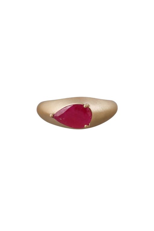 18k Gold Ruby Ring