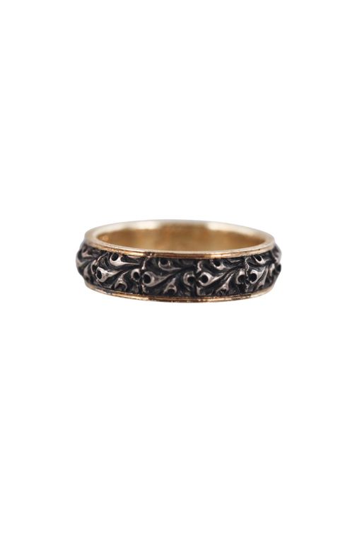 18k Gold Silver Ring