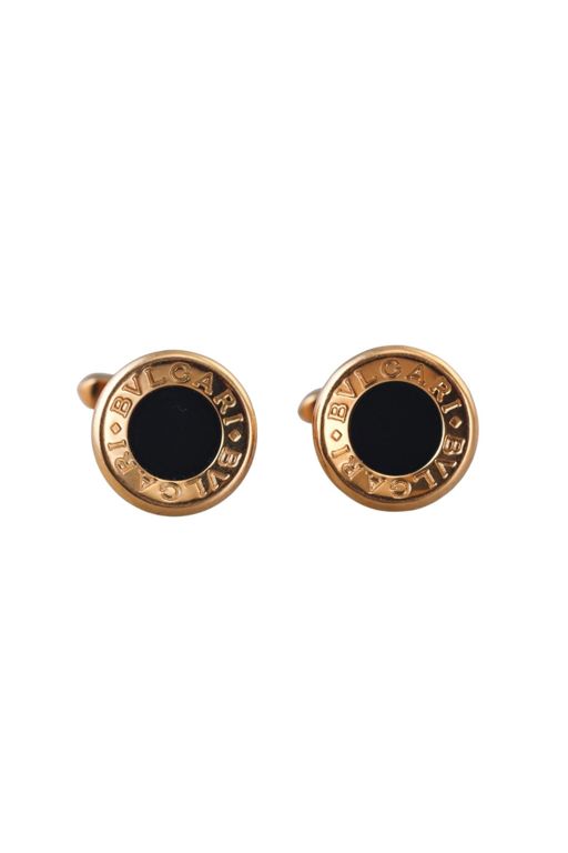 18k Gold Onyx Cufflinks