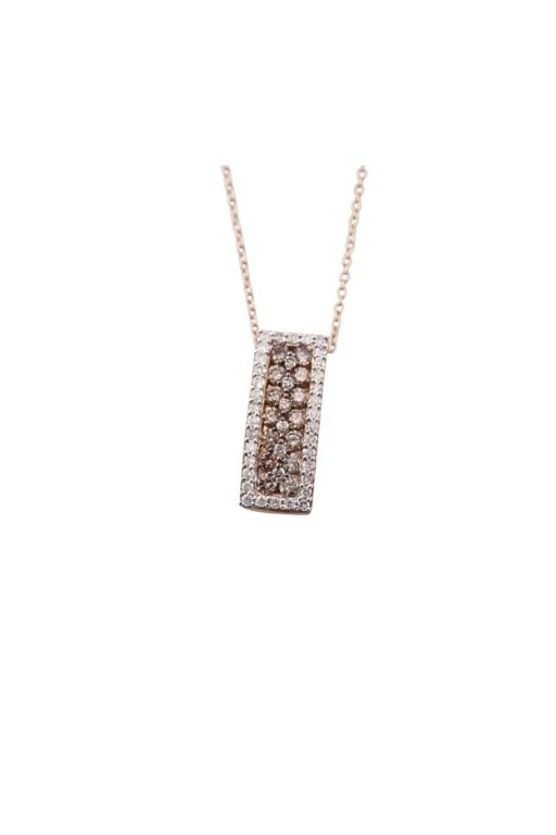 9k Gold Diamond Pendant Necklace
