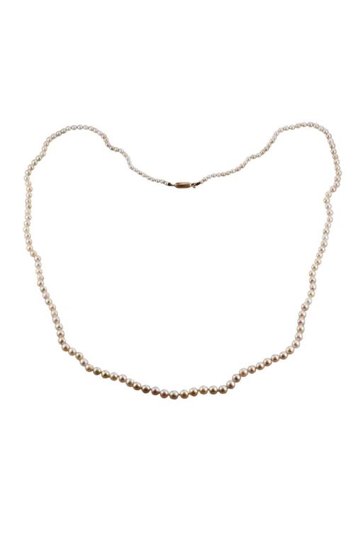 14k Gold Pearl Necklace